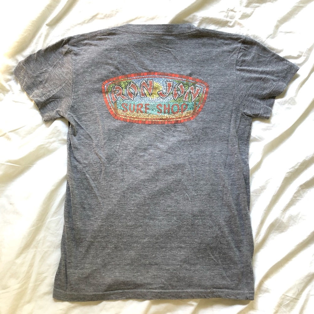 Vintage Heather Grey Ron Jon Surf Shop Tee